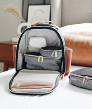 Load image into Gallery viewer, Itzy Ritzy Mini Backpack - Coffee & Cream