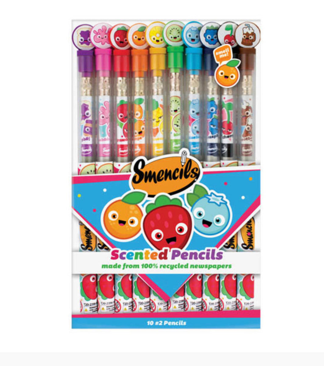 Safari Colored Smencils (Smelly Pencils) 10-pack Arts + Crafts