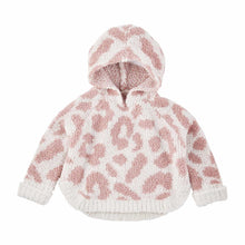 Load image into Gallery viewer, Pink Leopard Chenille Poncho
