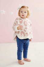 Load image into Gallery viewer, Pink Leopard Chenille Poncho
