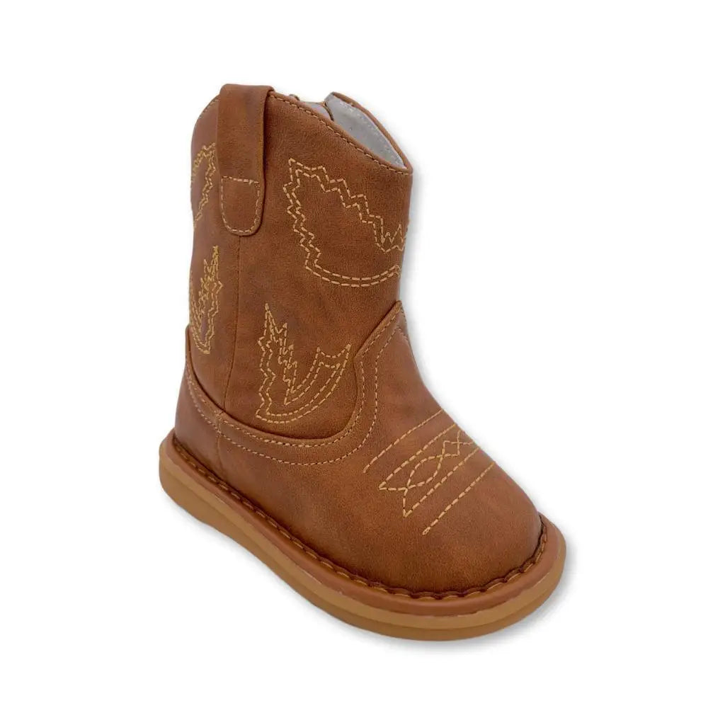 Western Brown Boot