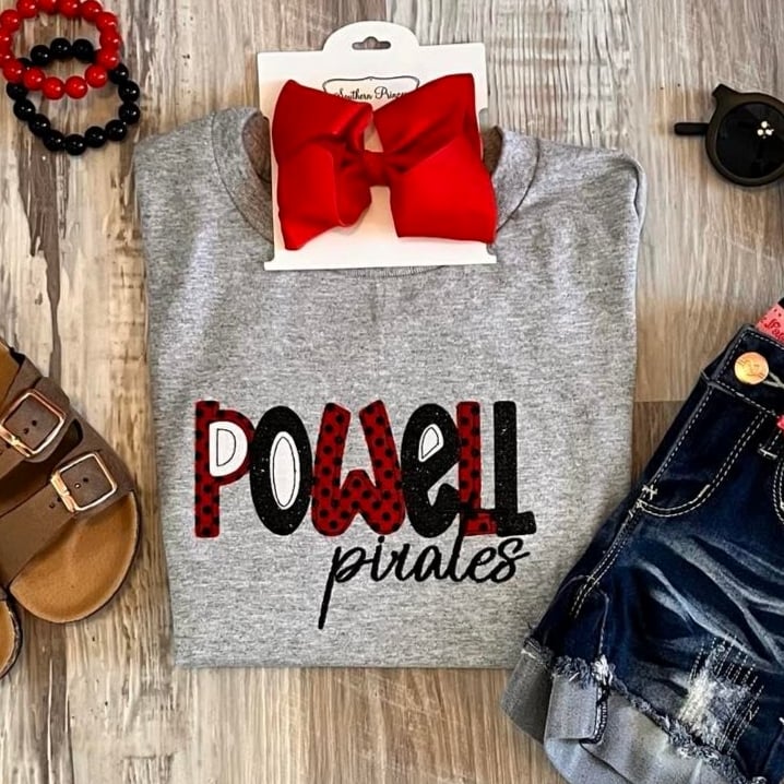 Powell Pirates Fabric Tee